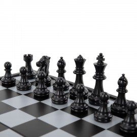 Шахматы, шашки, нарды магнитные "3в1" ХИТ, доска 25*25см, ЗОЛОТАЯ СКАЗКА, 665763