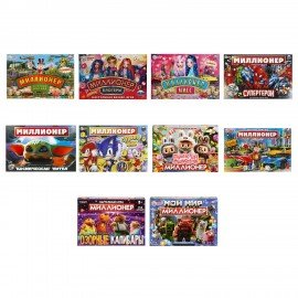 Настольная бизнес-игра "Миллионер", АССОРТИ, 330х220х30 мм, УМНЫЕ ИГРЫ