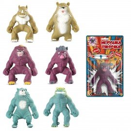 Игрушка-антистресс "МОНСТРЫ", 15 см, ассорти, 6 видов, блистер, JOLLY JOT (ДЖОЛЛИ ДЖОТ), 665776