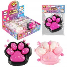 Игрушка-антистресс "МЕГА КОШАЧЬЯ ЛАПКА", 13*10 см, ассорти 2 цвета, дисплей, JOLLY JOT (ДЖОЛЛИ ДЖОТ), 665778