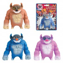 Игрушка-антистресс "ГИЕНА", 10 см, ассорти, 3 цвета, блистер, JOLLY JOT (ДЖОЛЛИ ДЖОТ), 665781