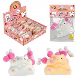 Игрушка-антистресс "ХОМЯЧОК", 6*4 см, ассорти 2 вида, дисплей, JOLLY JOT (ДЖОЛЛИ ДЖОТ), 665783