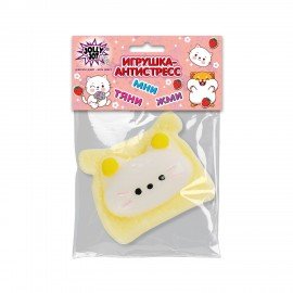 Игрушка-антистресс "КОТИК-ТОСТИК", 8*7 см, дисплей, JOLLY JOT (ДЖОЛЛИ ДЖОТ), 665784