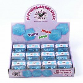Игрушка-антистресс "КУБИК ЛЬДА", 5 см, дисплей, JOLLY JOT (ДЖОЛЛИ ДЖОТ), 665797