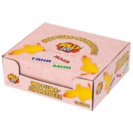 Игрушка-антистресс "ГУСЬ", 17 см, желтый, дисплей, JOLLY JOT (ДЖОЛЛИ ДЖОТ), 665798