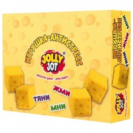 Игрушка-антистресс "СЫР", 6 см, дисплей, JOLLY JOT (ДЖОЛЛИ ДЖОТ), 665807