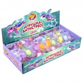 Игрушка-антистресс "ЧЕРЕПАШКИ. НАБОР 4 ШТУКИ", 4 см, ассорти 4 цвета, дисплей, JOLLY JOT (ДЖОЛЛИ ДЖОТ), 665816