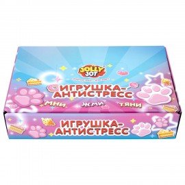 Игрушка-антистресс "ПРОЗРАЧНАЯ ЛАПКА", 7 см, дисплей, JOLLY JOT (ДЖОЛЛИ ДЖОТ), 665818