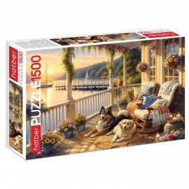 Пазл картонный 1500 элементов АССОРТИ, 670х480 мм, HATBER