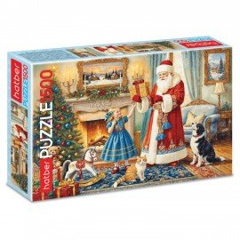 Пазл картонный 1500 элементов АССОРТИ, 670х480 мм, HATBER