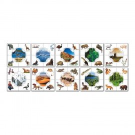 Настольная игра Лото для детей, картонное (6 полей, 48 карточек), АССОРТИ, 10 КОР