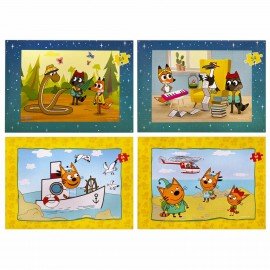 Пазлы картонные 54 элемента, "Лицензионные сюжеты", КОМПЛЕКТ 20 шт., поле 17,5х13 см