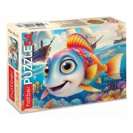 Пазл картонный 54 элемента "ОЧАРОВАТЕЛЬНЫЕ МОРДАШКИ", КОМПЛЕКТ 40 штук, 175х130мм, HATBER