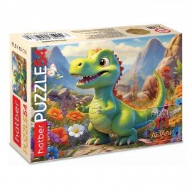 Пазл картонный 54 элемента "ОЧАРОВАТЕЛЬНЫЕ МОРДАШКИ", КОМПЛЕКТ 40 штук, 175х130мм, HATBER