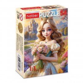 Пазл картонный 54 элемента "ОЧАРОВАТЕЛЬНЫЕ МОРДАШКИ", КОМПЛЕКТ 40 штук, 175х130мм, HATBER