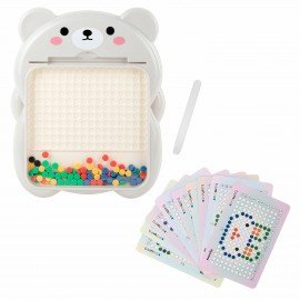 Мозаика магнитная развивающая для детей "Медвежонок", стилус, 101 магнит, 10 карточек, BAMBOX, 665891