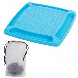 Игра настольная логическая "Магнитный бой", 36 магнитов, доска 22*22 см, ЗОЛОТАЯ СКАЗКА, 665893