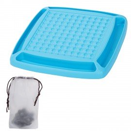 Игра настольная логическая "Магнитный бой", 24 магнита, доска 28*28 см, ЗОЛОТАЯ СКАЗКА, 665894