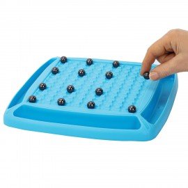 Игра настольная логическая "Магнитный бой", 36 магнитов, доска 28*28 см, ЗОЛОТАЯ СКАЗКА, 665895