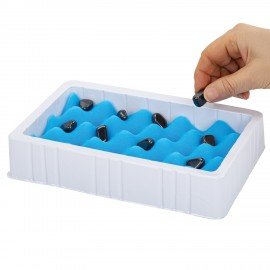 Игра настольная логическая "Магнитный бой" 3D, 20 магнитов, игр поле 22х12см, ЗОЛОТАЯ СКАЗКА, 665896