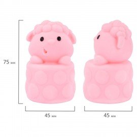 Тактильные игрушки Животные сенсорные, развивающие ЭКО 6 штук, BAMBOX BABY (БАМБОКС БЭБИ), 665903