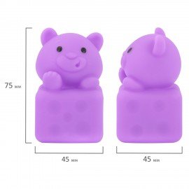 Тактильные игрушки Животные сенсорные, развивающие ЭКО 6 штук, BAMBOX BABY (БАМБОКС БЭБИ), 665903