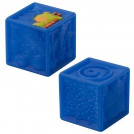 Тактильные кубики сенсорные игрушки развивающие ЭКО 9 штук, BAMBOX BABY (БАМБОКС БЭБИ), 665908