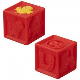 Тактильные кубики сенсорные игрушки развивающие ЭКО 9 штук, BAMBOX BABY (БАМБОКС БЭБИ), 665908