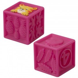 Тактильные кубики сенсорные игрушки развивающие ЭКО 9 штук, BAMBOX BABY (БАМБОКС БЭБИ), 665908