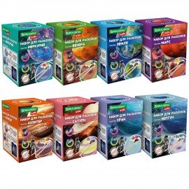 Набор для раскопок "Космос" 9,5х13,3 см, инструменты, 8 видов ассорти, BRAUBERG KIDS, 665919