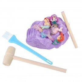 Набор для раскопок "Русалки" 17x21,5 см, инструменты, наклейки, BRAUBERG KIDS, 665927