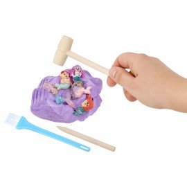 Набор для раскопок "Русалки" 17x21,5 см, инструменты, наклейки, BRAUBERG KIDS, 665927