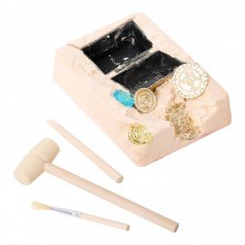 Набор для раскопок "Пиратский клад" 17x21,5 см, инструменты, BRAUBERG KIDS, 665928