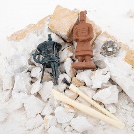 Набор для раскопок "Древний Китай" 16х23 см, инструменты, BRAUBERG KIDS, код 1с, 665939