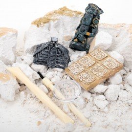 Набор для раскопок "Древние Майя" 16х23 см, инструменты, BRAUBERG KIDS, код 1с, 665940