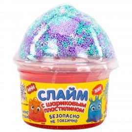 Слайм (лизун) + шариковый пластилин, 115 г, ассорти 6 видов, JOLLY JOT (ДЖОЛИ ДЖОТ),, 665949