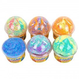 Слайм (лизун) + шариковый пластилин, 115 г, ассорти 6 видов, JOLLY JOT (ДЖОЛИ ДЖОТ),, 665949