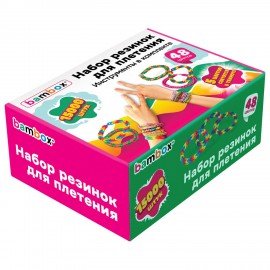 Набор резинок для плетения украшений 15000 шт, 48 цветов, BamBox, 665974