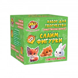 Слайм 3D Набор для создания 3D слайм фигурок, АССОРТИ, 2 вида, JOLLY JOT (ДЖОЛЛИ ДЖОТ), 665982
