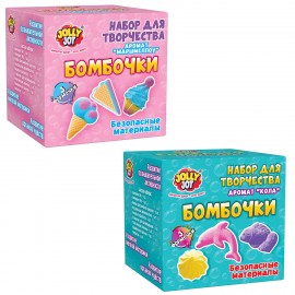 Бомбочка для ванны Набор для создания, 3 формы, 3 цв АССОРТИ, 2 вида, JOLLY JOT (ДЖОЛЛИ ДЖОТ), 665984