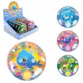 Водная игра ПОДВОДНЫЙ МИР, 10*10 см, колечки, ассорти, 4 вида, JOLLY JOT (ДЖОЛИ ДЖОТ), 665995