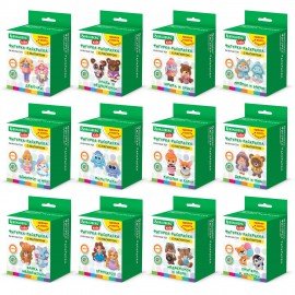 Фигурка-раскраска из гипса "С магнитом", с красками и кистью, ассорти, BRAUBERG KIDS, 666010