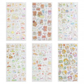 Наклейки декоративные "Веселый микс", 17,5х9 см, ассорти 6 видов, FUNSTER (ФАНСТЕР), 666094