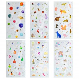 Наклейки декоративные "Black edition", 17,5х9 см, ассорти 6 видов, FUNSTER (ФАНСТЕР), 666100