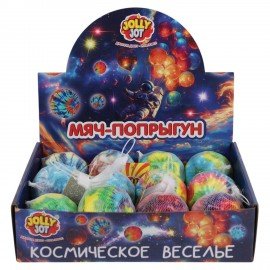 Мяч-попрыгун, 6 см, полиуретан, ассорти, 6 цветов, JOLLY JOT (ДЖОЛЛИ ДЖОТ), 666126