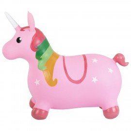 Попрыгун надувной "Единорог", 57х27х50 см, ПВХ, насос, JOLLY JOT (ДЖОЛЛИ ДЖОТ), 666128