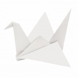 Бумага для оригами и аппликаций 21*21 см, 100 листов, белая, ОСТРОВ СОКРОВИЩ, 666175