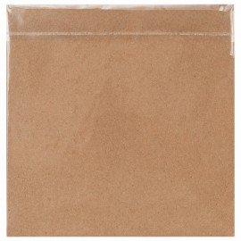 Бумага для оригами и аппликаций 21*21 см, 100 листов, крафт, ОСТРОВ СОКРОВИЩ, 666177