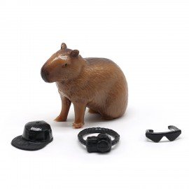 Фигурка антистресс "Капибара с аксессуарами", 7 см, ассорти 2 вида, JOLLY JOT (ДЖОЛЛИ ДЖОТ), 666183