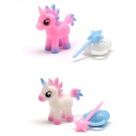 Фигурка антистресс "Единорог с аксессуарами", 7 см, ассорти 2 вида, JOLLY JOT (ДЖОЛЛИ ДЖОТ), 666184
